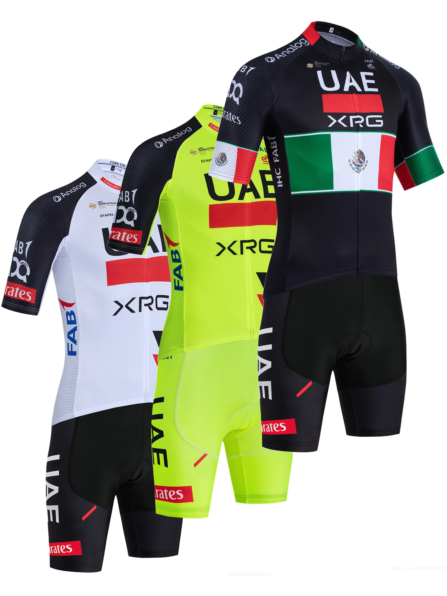 AliExpress EFAPEL New Team Tour UAE 2026 Cycling Maillot Jersey Shorts Fashion Ciclismo Bicycle Jersey Riding Bike T-shirt Pants Clothing