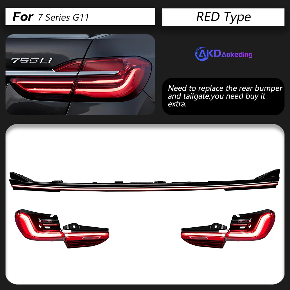 BMW 7シリーズ ABA-KB44 右テールランプ 750LI (右) 475 AL LED 39706