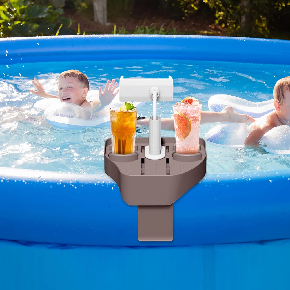 Нескользящий поднос для спа-салона 3 в 1, боковой столик, подстаканник и держатель для телефона, регулируемый поднос для гидромассажной ванны, стол для уличных надувных бассейнов/Spas