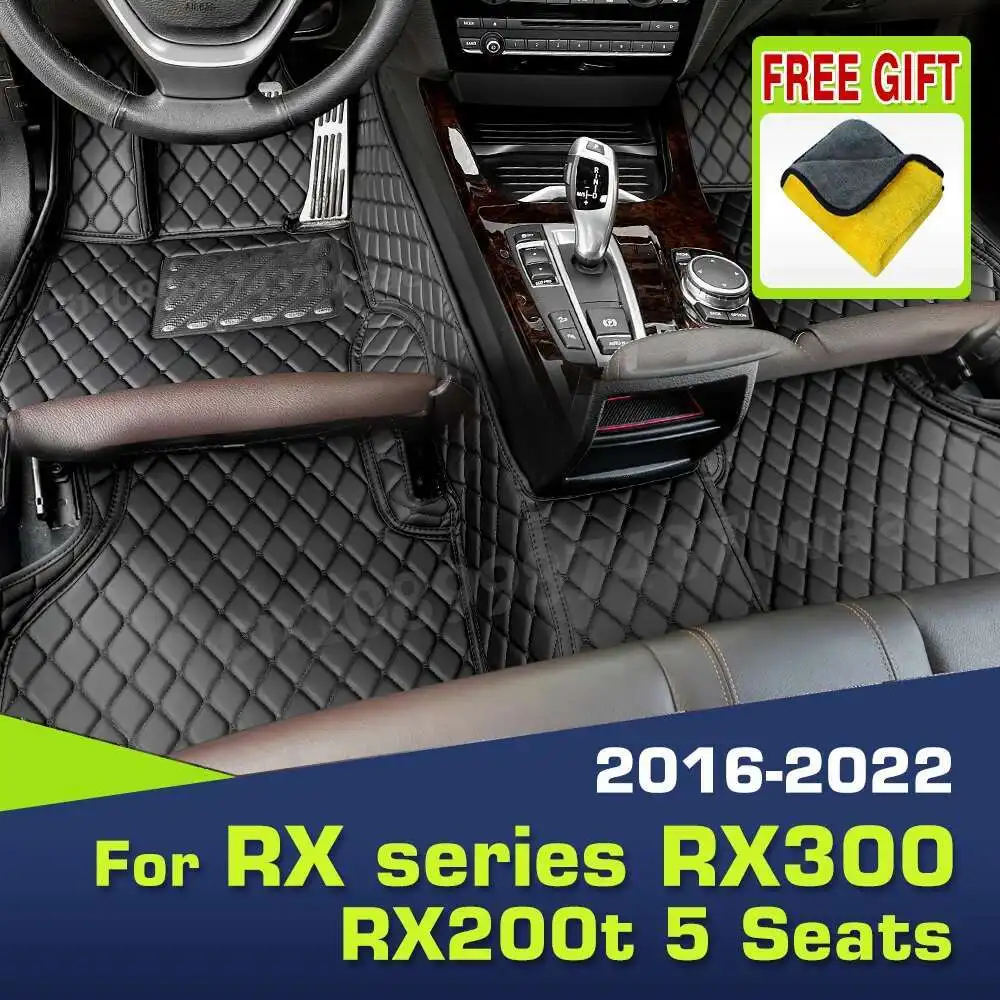 

Автомобильные коврики для LEXUS RX серии, неклассические RX300 RX200t, 5-местные 2016-2022 21 20 19 18 17, чехол для ковров, аксессуары для интерьера