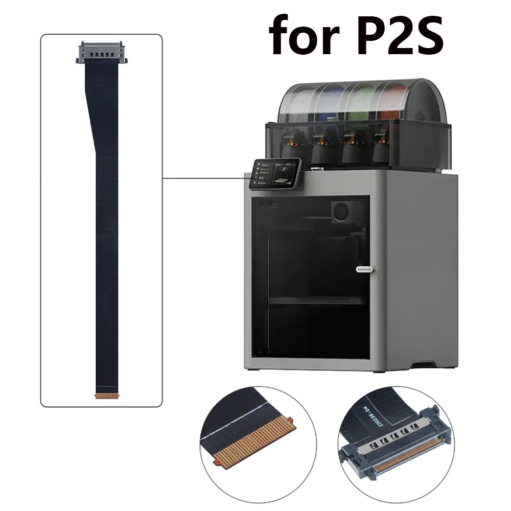 

For P2S Replacement Parts Display Flexible Cable For TZ P2S Display Connection Cable 3D Printer Accessories