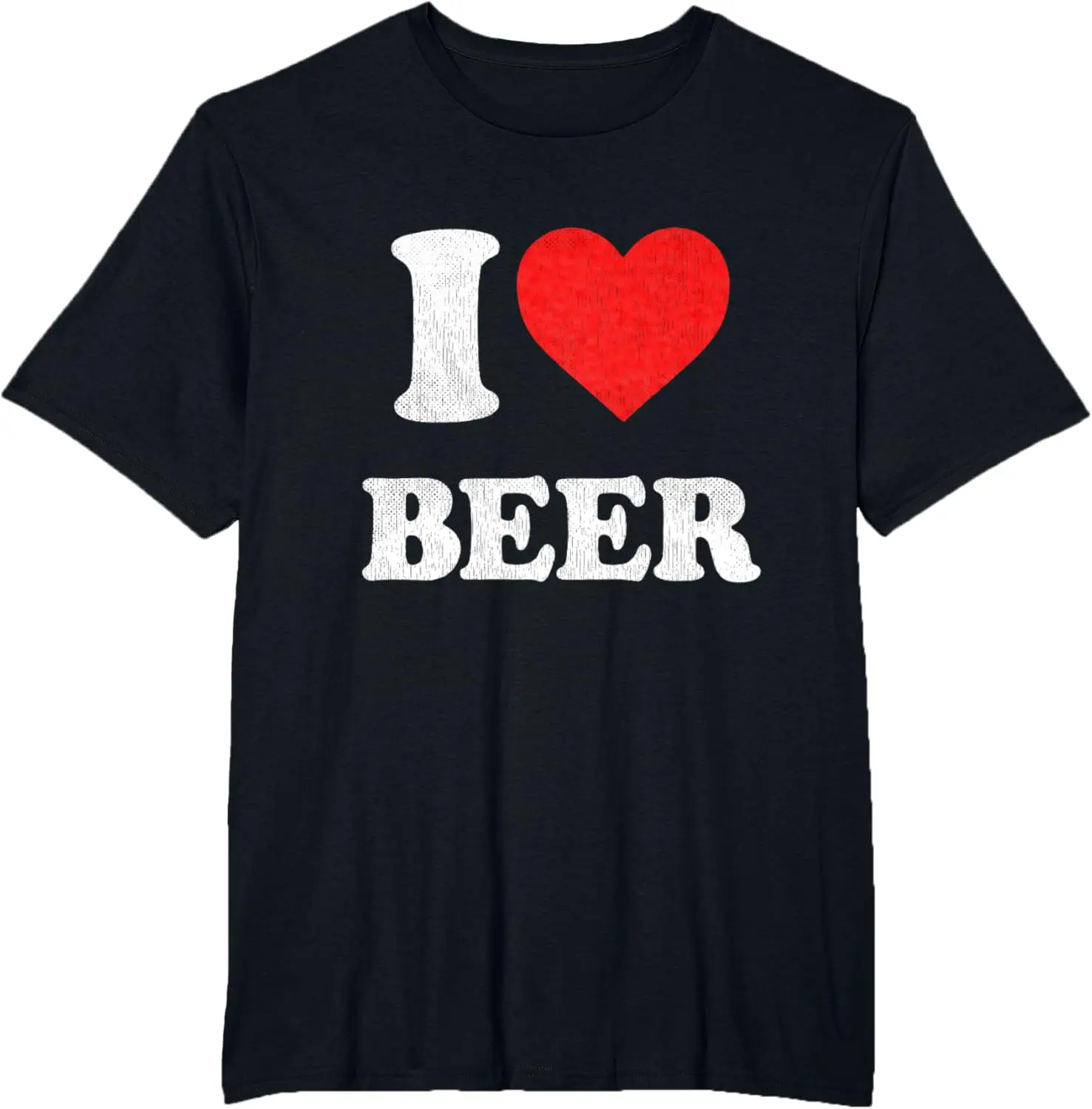 

I Heart Beer Графический принт Летние элитные брендовые хлопковые мужские и женские футболки с короткими рукавами Уличная модная одежда