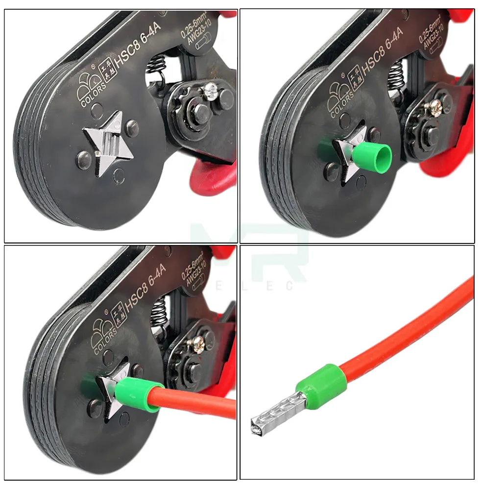 400/600/720 pcs Crimp Connector Insulated Cord Pin End Terminal  Kit Set Tubular Crimping Connectors Plier Assorted