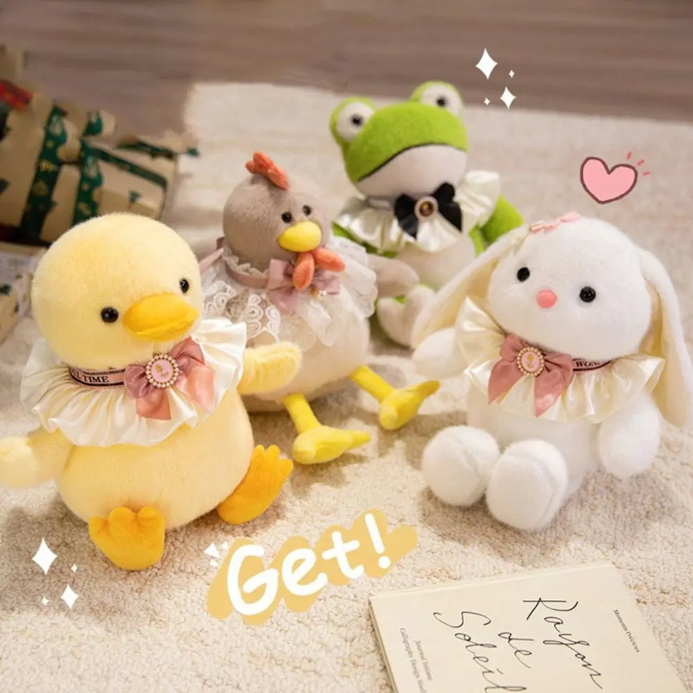 

Simulation Yellow Chick Plush Toys Fluffy Collection Hug Animal Stuffed Doll Cartoon Soft Frog Plush Stuffed Toy Home Decor