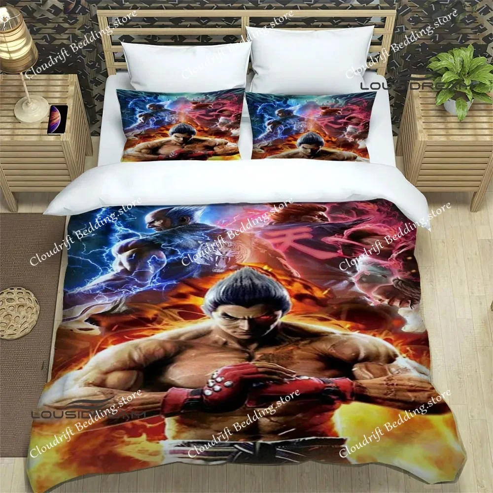 

3D game tekken8 printed Bedding Sets exquisite bed supplies set duvet cover bed comforter set bedding set luxury birthday gift