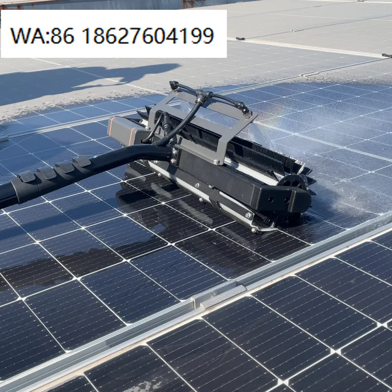 

240W Dry Wet Rotary Solar Cleaner | High Efficiency Maintenance Tool For Monocrystalline Silicon PV Panel Regular Dust Removal W