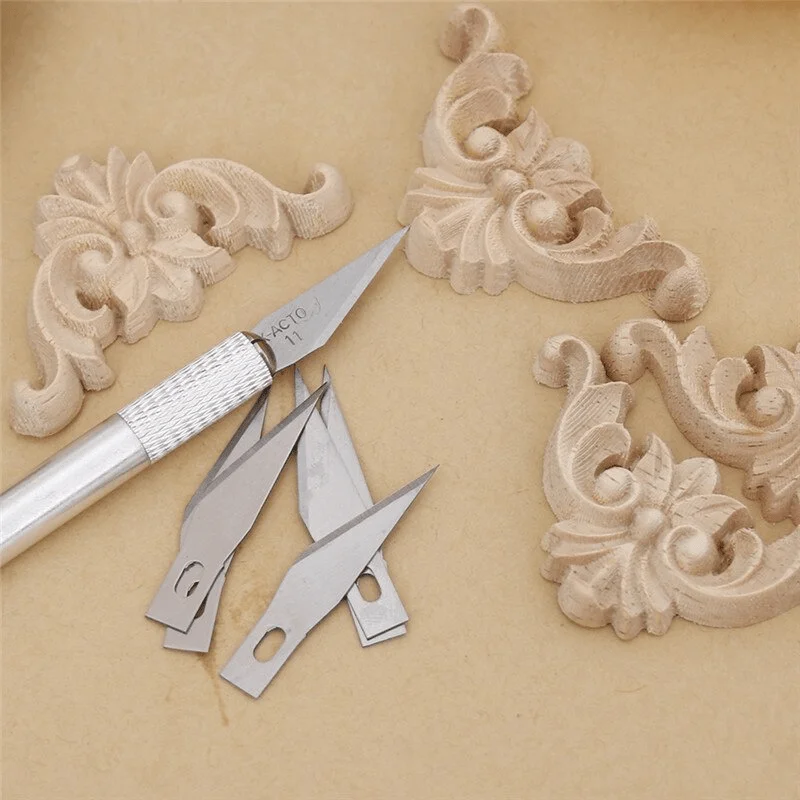 2pcs Exacto Knife Style Hobby Multi Tool with 5 Blades for Craft Cutting