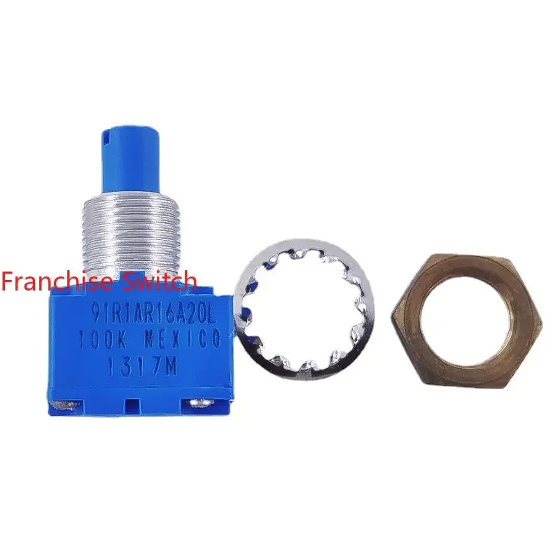 

1PCSResistance 100K Model 91R1AR16A20L Conductive Plastic Single Ring Adjustable