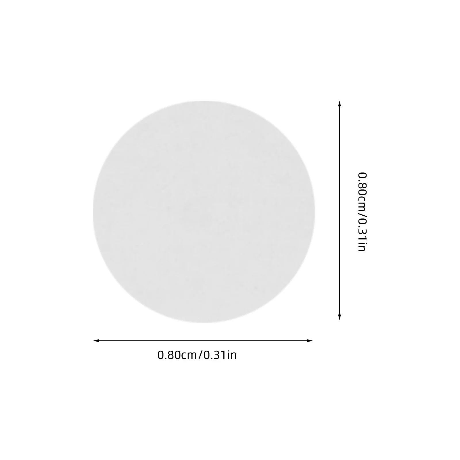10 أوراق ملصقات ذات نقاط صغيرة مستديرة فارغة للتصنيف ووضع العلامات على ملصقات ترميز الألوان للمكتب والمدرسة المنزلية