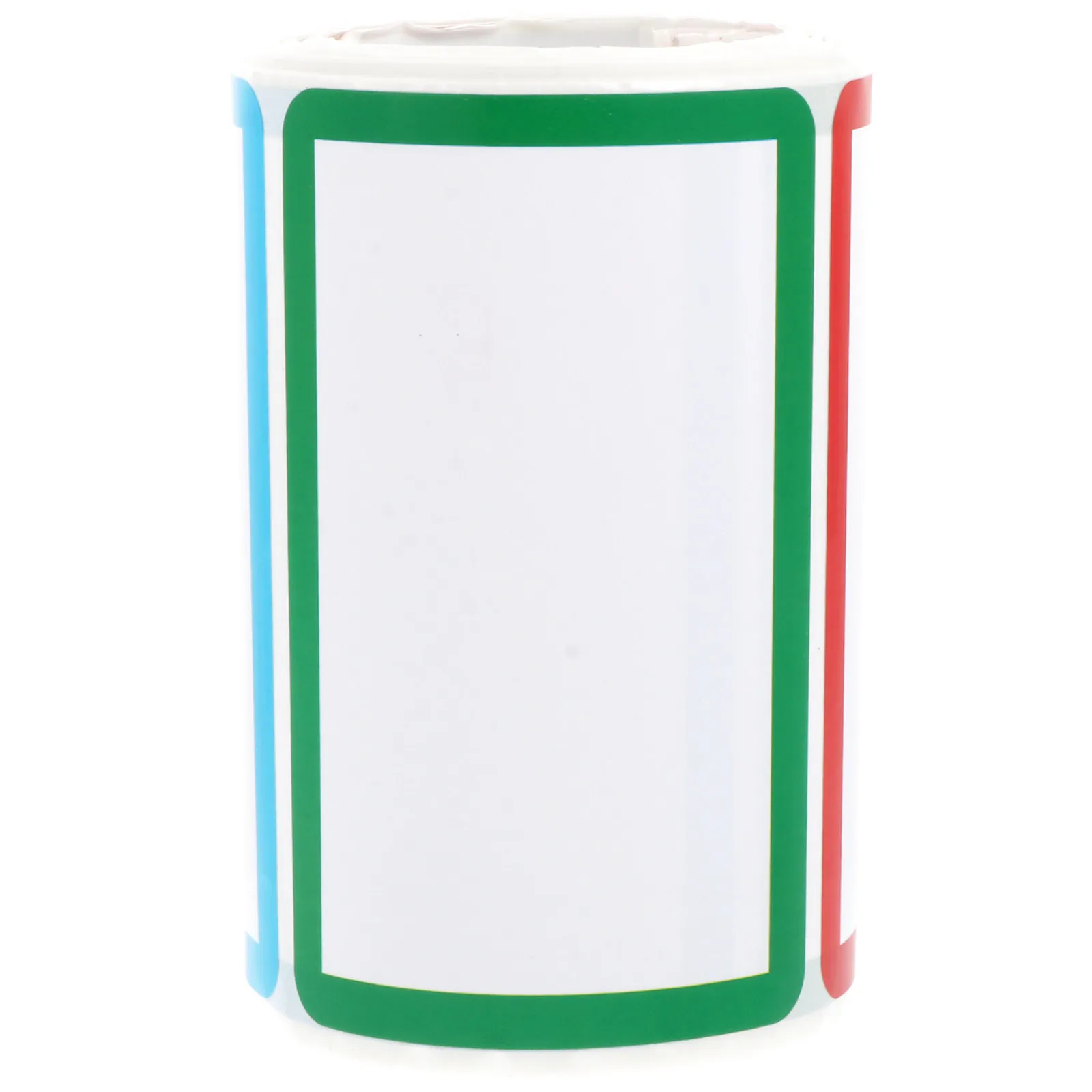 

1 Roll Colorful Name Tag Stickers Blank Adhesive Paper Labels Self Sticky Easy Peel for School Office Household Classification