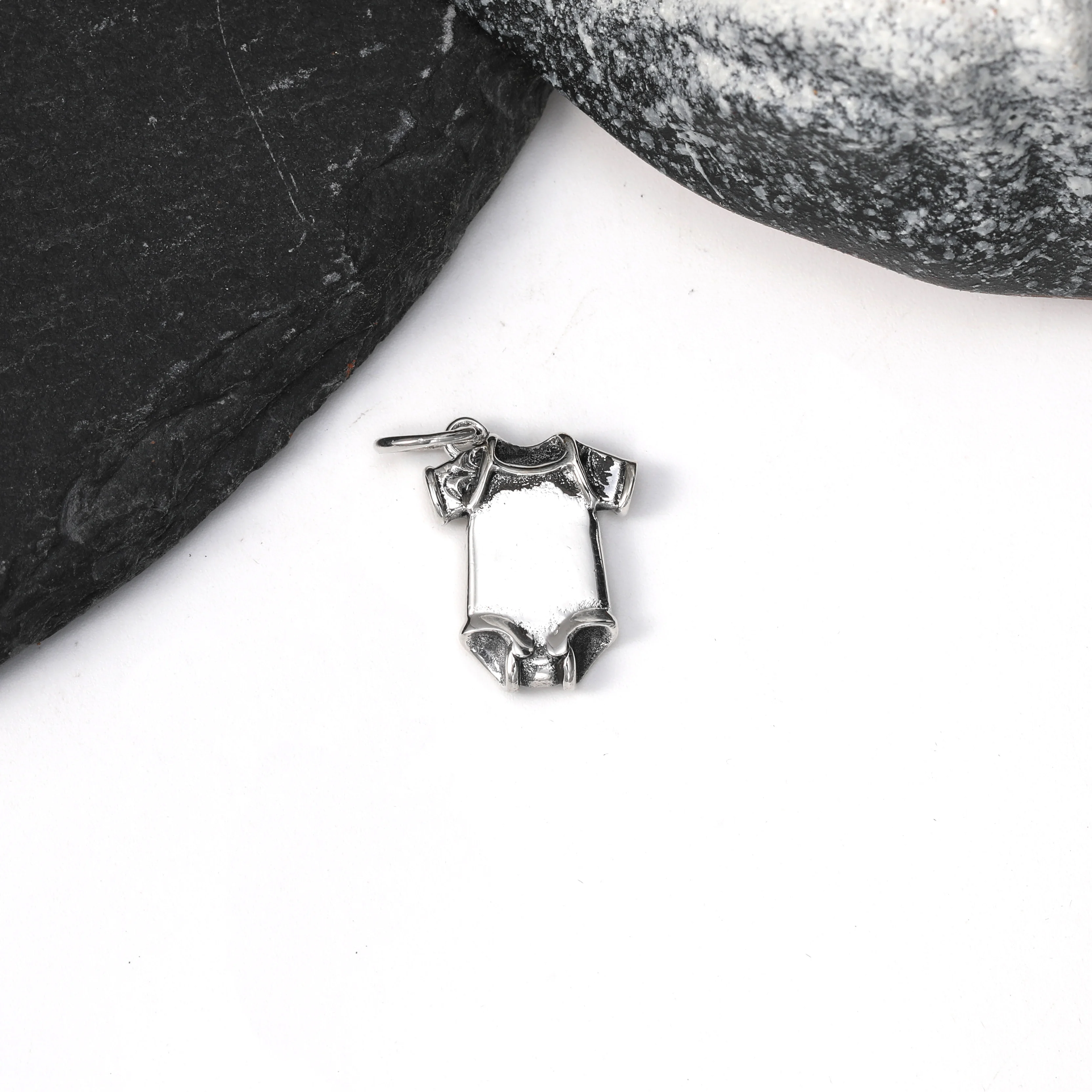 

DJ362 genuine 925 sterling silver fashionable and exquisite Key Chain accessory Baby T-shirt pendant