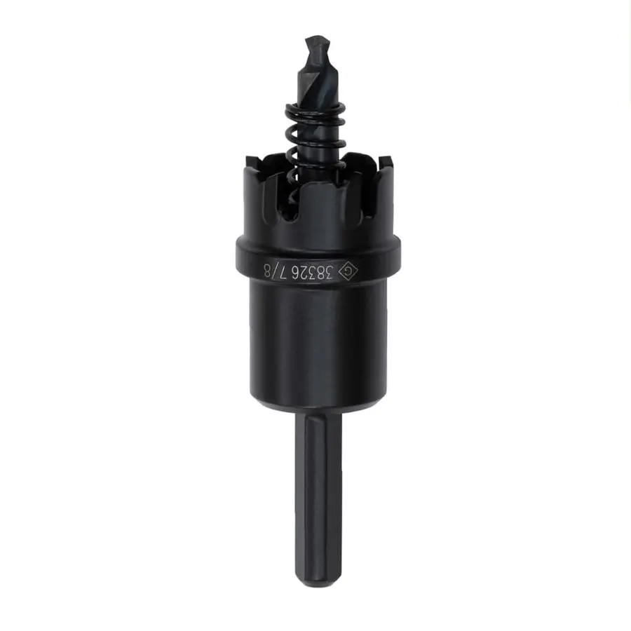 

6257 8 Durable OnePiece CarbideTipped Hole Cutter for 1 2 Conduit, 7 8 Stainless Steel Metal Cutting Hole Saw with Tungsten Carb