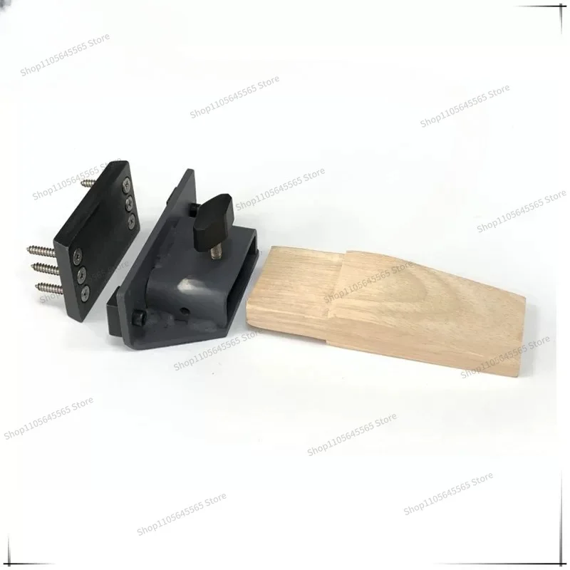 For Wooden Platform Plug Fixture, Wooden Fixed Iron Bracket Fixture, No Drilling and Trimming Table