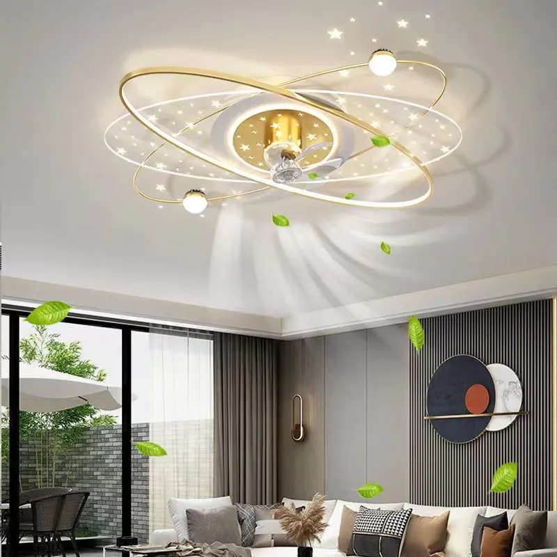 Led Ceiling Fan Light With Remote Control Dimmable Lighting Fan Light Ceiling Fan