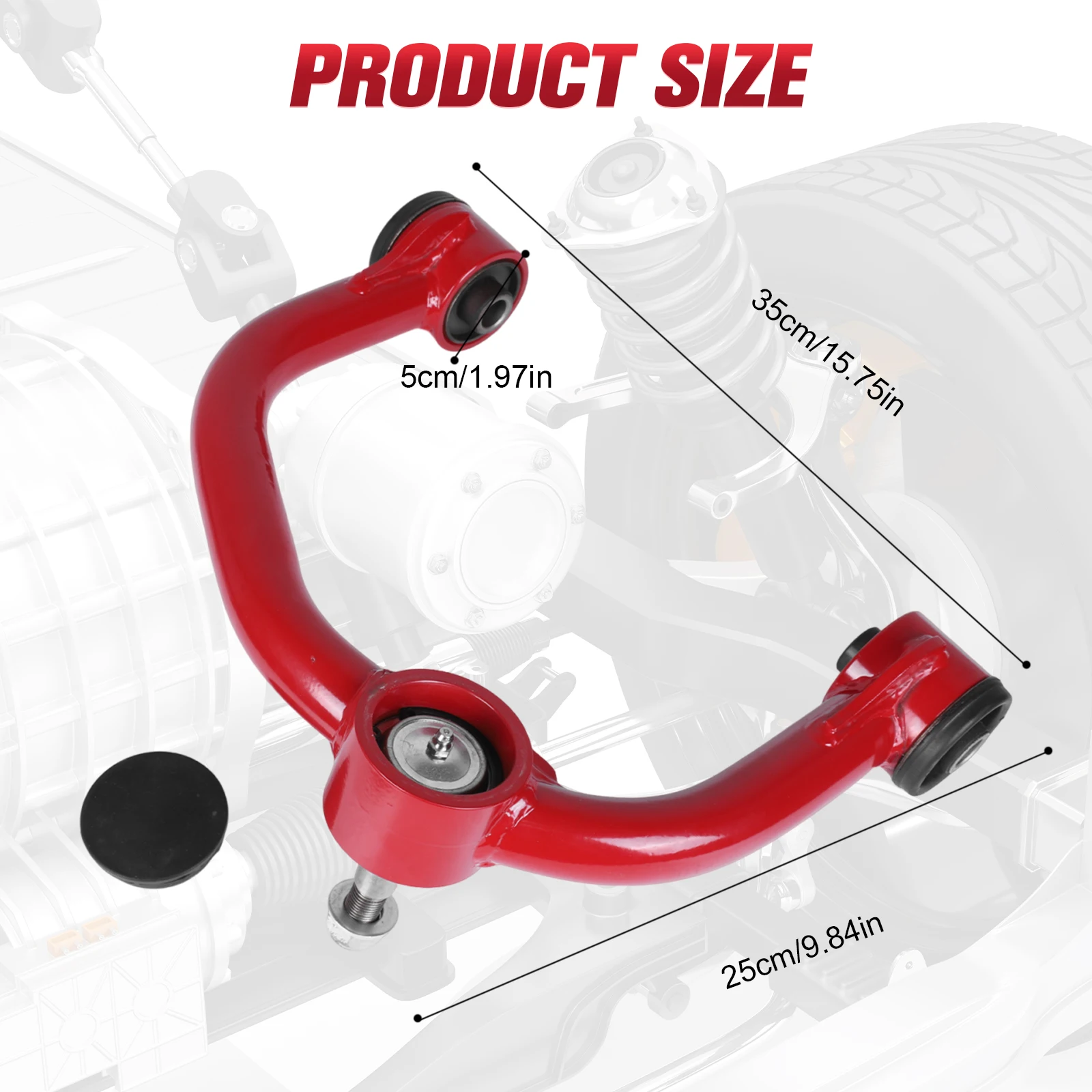 2pcs Front Upper Lift Replacement Control Arms Ball Joints Kit Set for Ford F-150 11-16