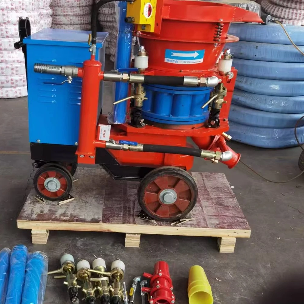 

Легкая портативная машина для распыления бетона. Компактная штукатурная машина для распыления бетона. Легко транспортировать для работ на открытом воздухе.