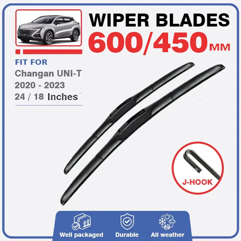 Front Rear Wiper Blades For Changan UNIT UNI-T UNI T 2020 2021 2022 2023 Windscreen Windshield Window Car Accessories Delete Kit