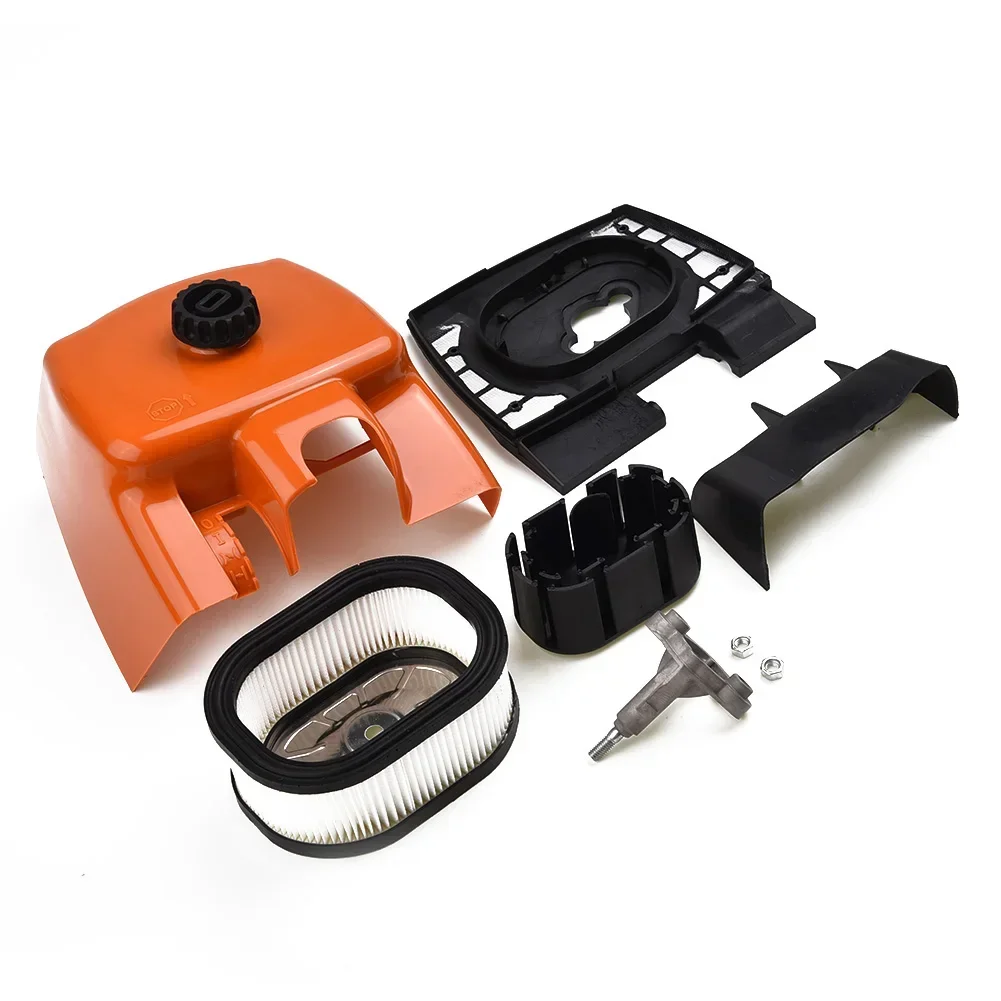 Tampa do Filtro de ar do Defletor para Serra Motosserras Alterar Componentes Flange do Motor Stud Stihl 065 066 Ms650 Ms660