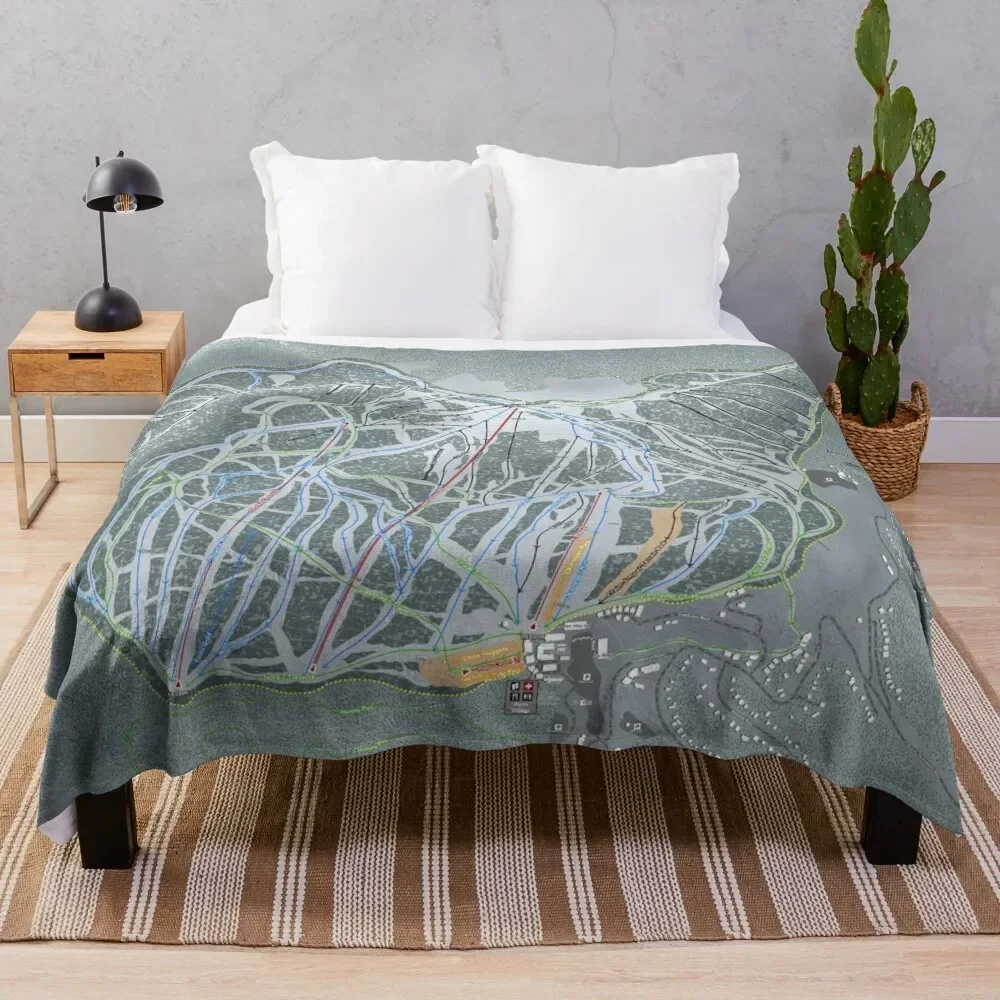 

Apex Mountain Resort Trail Map Throw Blanket Comforter Shaggy For Decorative Sofa Decorative Beds Blankets