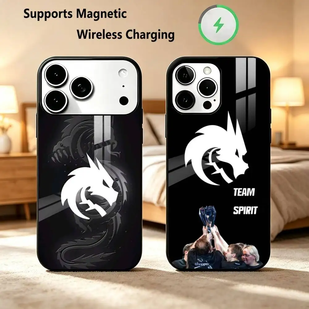 Team Spirit Game CS2  Phone Case For iPhone18 17,16,15,14,13,12,11 Plus,Pro Compatible with magnetic wireless charging Gift