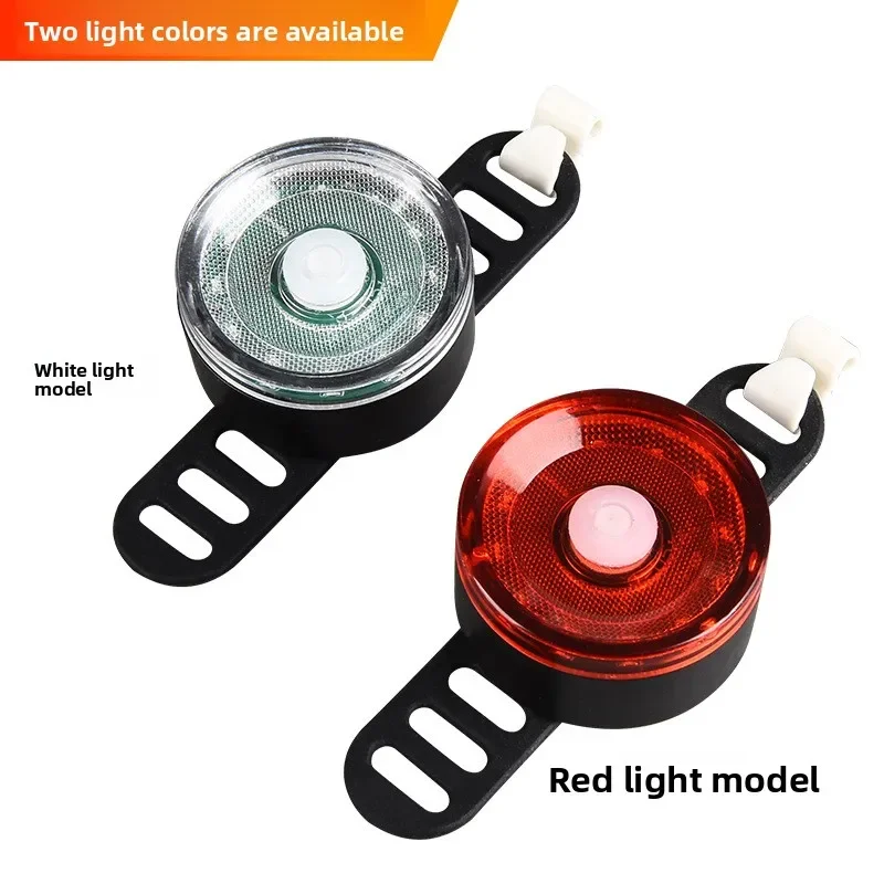 

Bicycle Taillight USB Rechargeable Round Taillight Bicycle Warning Light