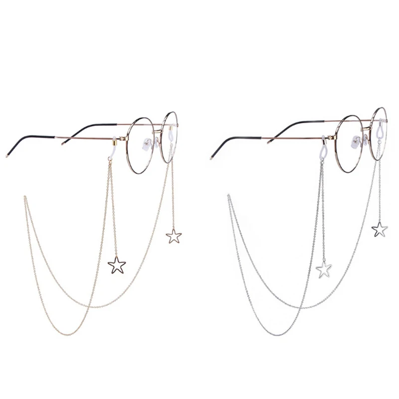 眼鏡,コード,ネックストラップ,眼鏡チェーン用スターサングラスチェーン