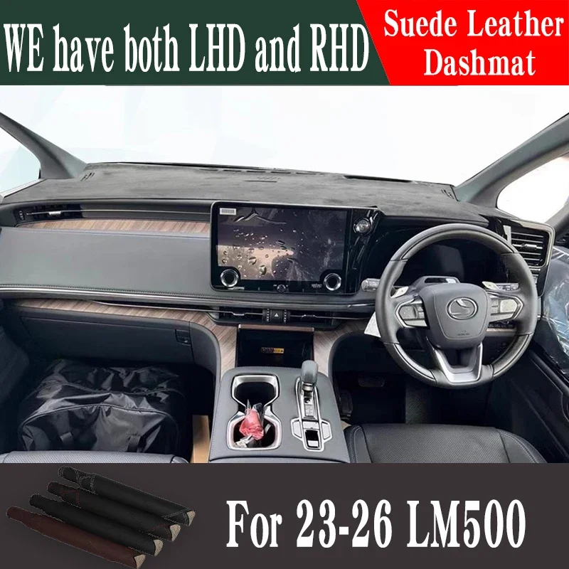 

For 2024-2027 LEXUS LM500 LM350H Car Accessories Leather Dashmat Dash Mat Pad Dashboard Cover Protector Carpet