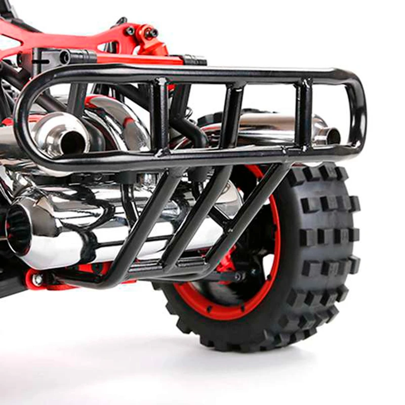 Metalen Achterbumper Set Vervangende Onderdelen Geschikt Voor 1/5 Hpi Rofun Rovan Km Baja 5b 5T 5sc Rc Auto-Onderdelen