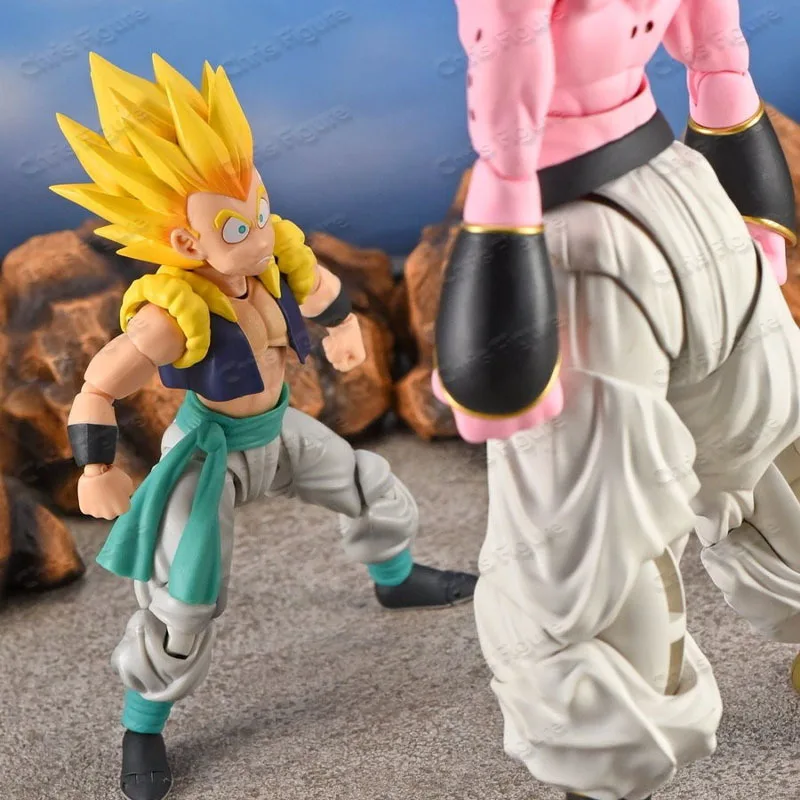 

【In Stock】BANDAI Original S.H.Figuarts Dragon Ball Majin Buu Gotenks SHF Action Figure Collection Gift