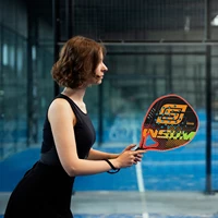 Padel Tennis Racket Carbon Fiber Diamond Shape EVA Core Power Control Padel Racquet for Advanced Players 6