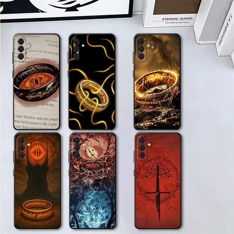 The L-Lord of The R-Rings Soft Phone Case for Samsung A17 A37 A57 A16 A26 A36 A56 A15 A25 A35 A55 A14 A24 A34 A54 A13 A33 A53 Bl