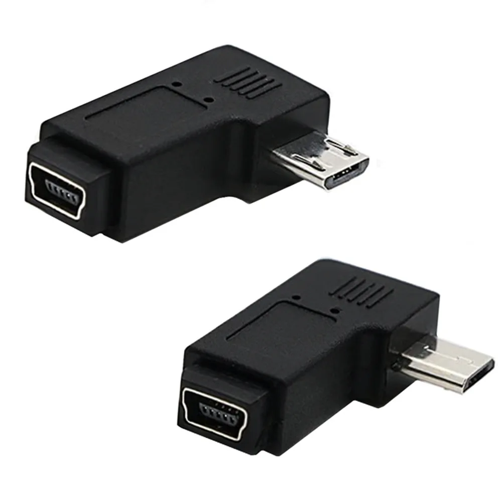 Mini USB Female  Micro USB Male Connector, T-port  Android Data Cable Interface, Car Navigation Is Applicable To Recorder Power