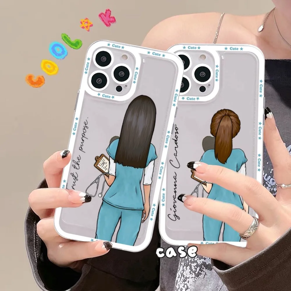 Pielęgniarka Medycyna Zdrowie Serce Etui na telefon Samsung S 20 S 21 S 22 S 23 lite plus ultra Mobile Cover