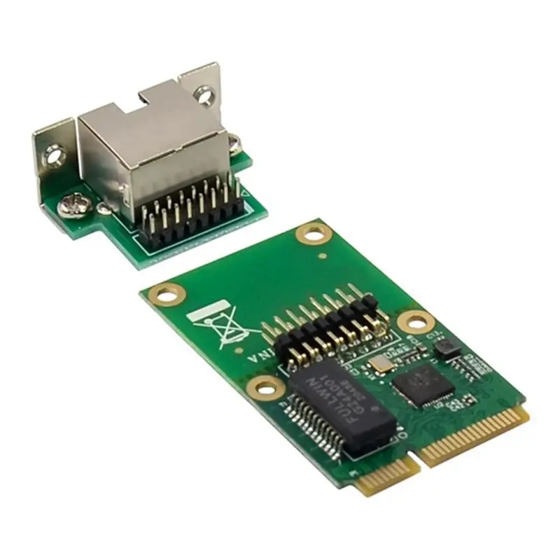 Leading-4X RTL8111F Mini PCIE Gigabit Network Card Single-Port Ethernet LAN Card Realtek 8111F Industrial Control Network Card