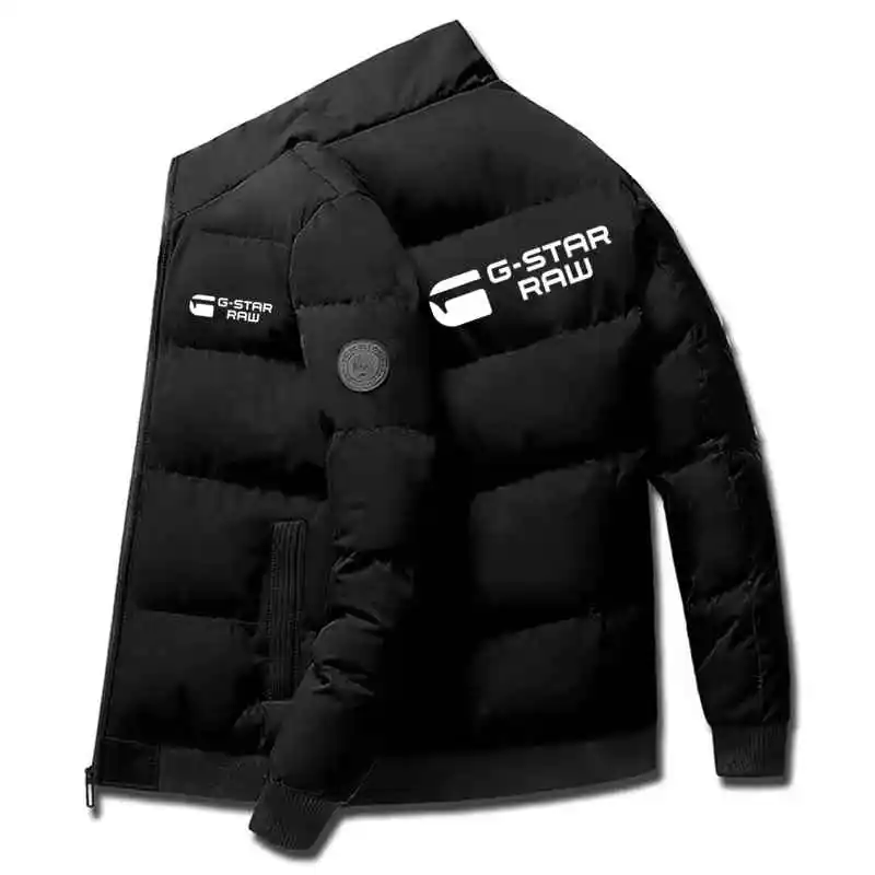 Nuovo 2025 inverno uomo spesso caldo zip up Parka giacche casual capispalla da uomo cappotti uomo frangivento cotone imbottito piumino con cerniera