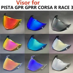 GPR GPRR Helmet Visor Shield Sunshield for AGV PISTA GPR GPRR CORSA R Full Face Viseira Capacete Racing Helmet Parts
