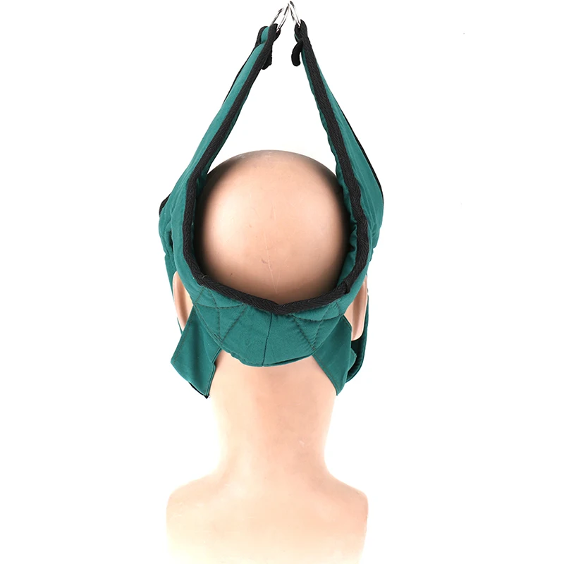 1PCS Hanging Cervical Traction Device Soft Neck Stretching Belt Pain Relief Metal Bracket Chiropractic Neck Traction Cushion