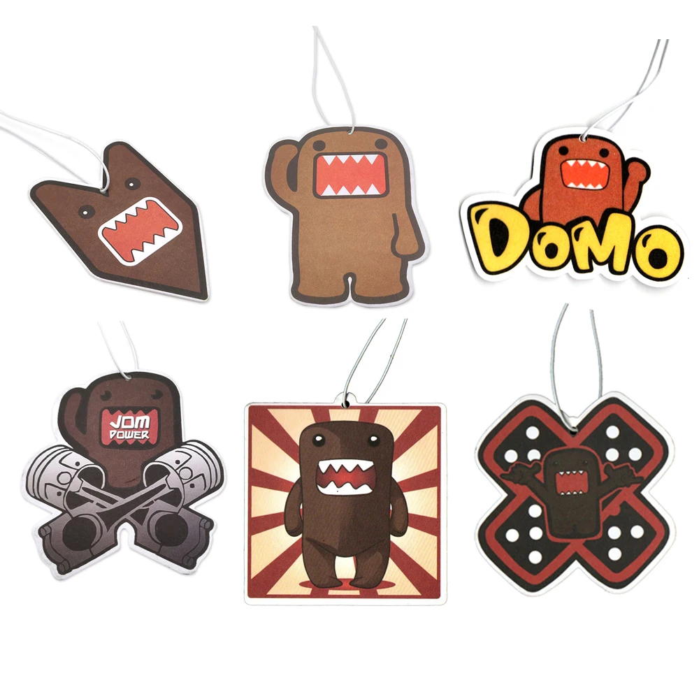 أحدث سيارة الهواء المعطر معلقة مرآة الرؤية الخلفية العطور قلادة JDM نمط ل Kawaii دومو كون الروائح الداخلية اكسسوارات