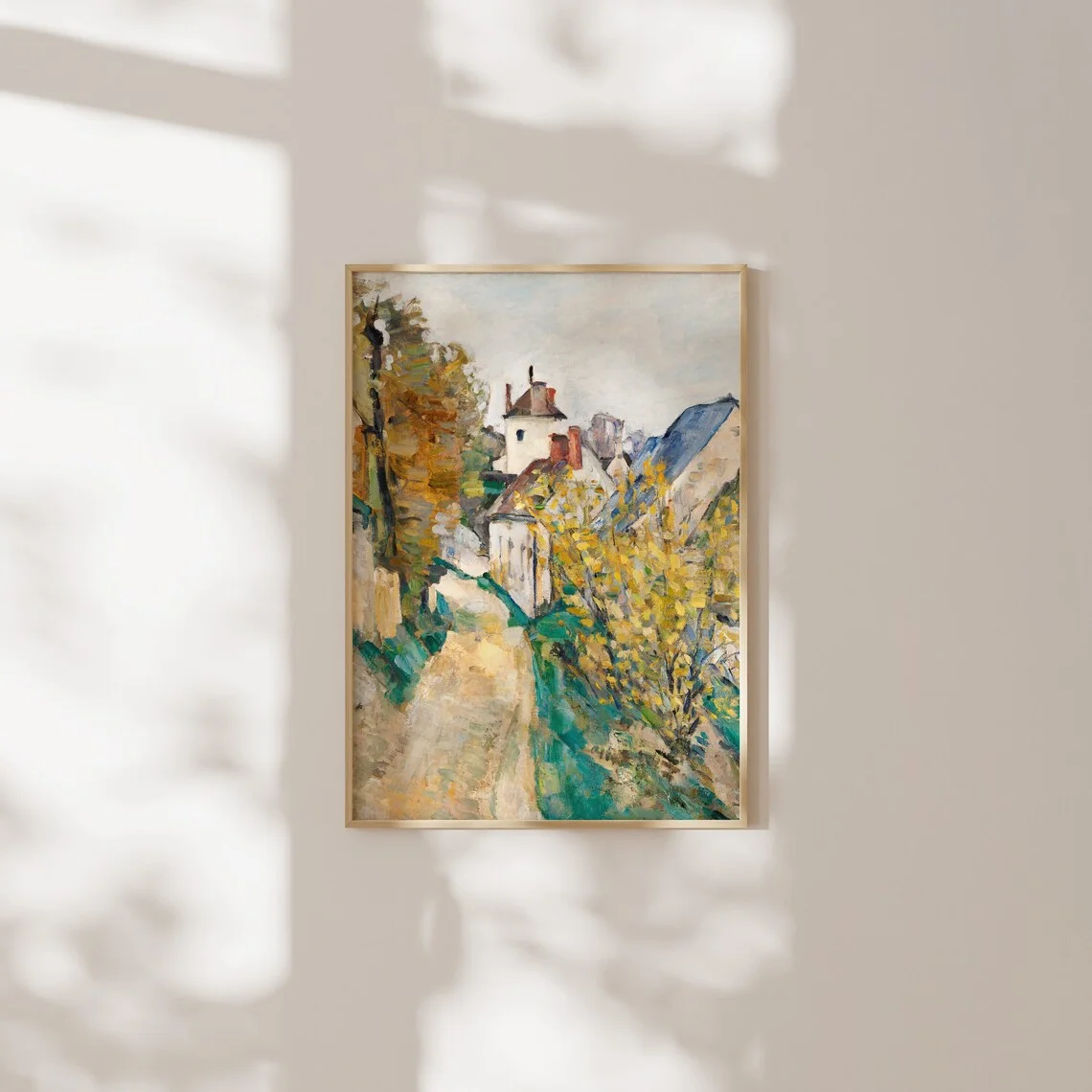 Paul Cézanne Print: House of Dr. Gachet (Premium Giclée Art Print of Vintage Impressionist Painting) Wall Art / Home Decor avail