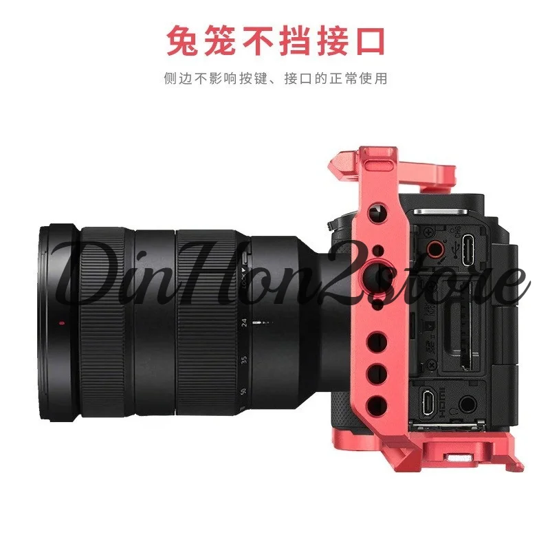 Camera Cage for ZV-E1 | Quick Release Metal Protective Frame with Expansion Accessories