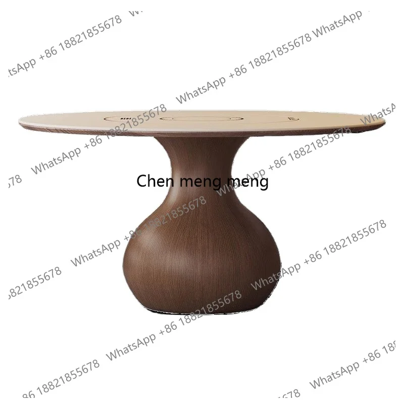 

Wood 6 Person Dining Table Luxury Design Unique Nordic Round Dining Table Living Room Wooden Tavoli Da Pranzo