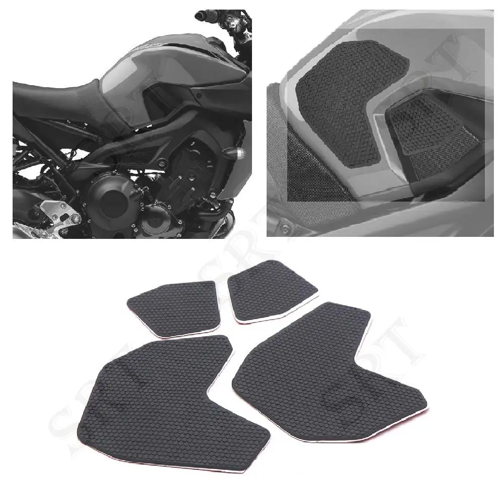 

Fit for Yamaha MT FZ 09 MT09 Motorcycle Accessories Tank Side Knee Traction Grip Anti Slip Pads Sticker MT-09 FZ-09 2014-2020