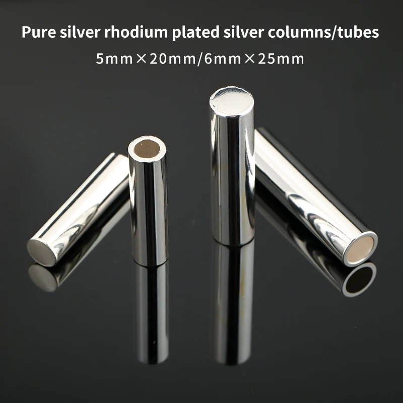 Xangsane 5*20mm/6*25mm HiFi pure silver fuse silver pillar replacement amplifier fuse HiFi power strip filter fuse tube