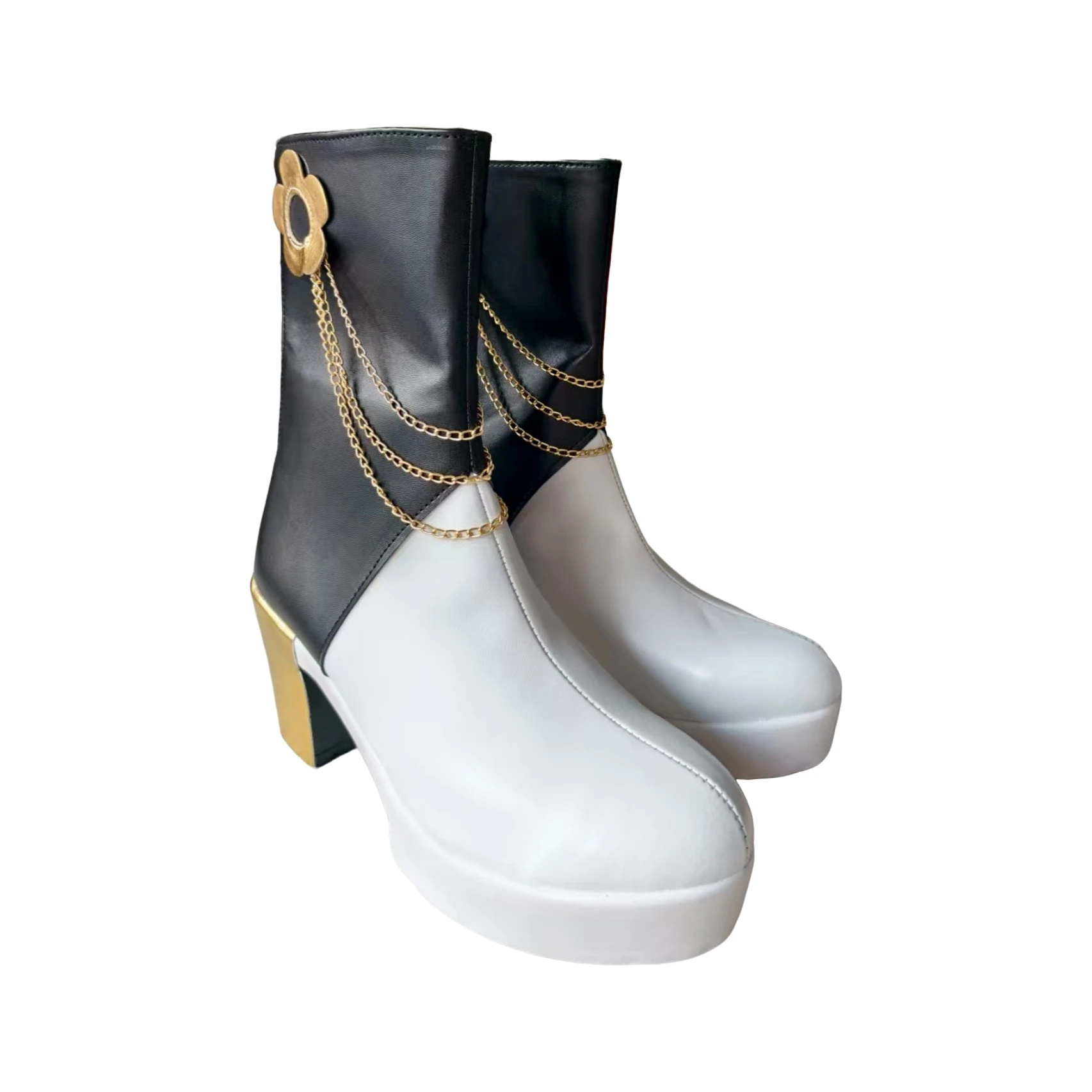 アニメ KPOP コスプレ悪魔ハンターミラコスプレブーツ PU 靴ハロウィンコスプレ小道具カスタムメイド子供大人の靴