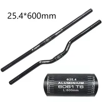1pc Aluminum Alloy Handlebar Bicycle Fixed Gear Folding Bike MTB Mountain Bike Riser Replacement 25.4mm Bar Straight/Swallow