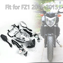 Fit For 2006 - 2015 YAMAHA FZ1 FZ1N FAZER Motorcycle Headlight Head Light Assembly Set Turn Light Mirror 2007 2008 2009 2010