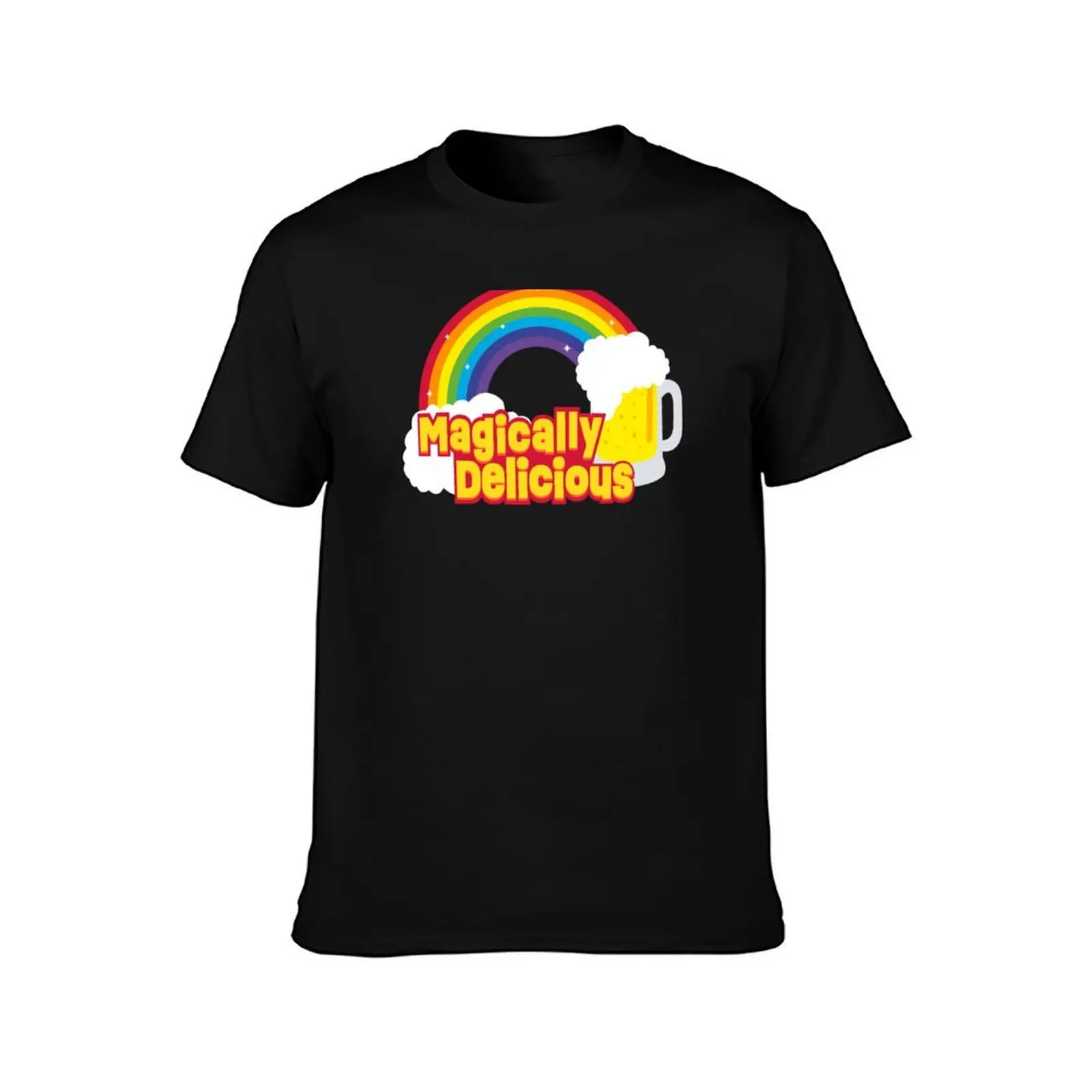 Magically Delicious T-Shirt Daily Wear Plain Short Sleeve Shirt