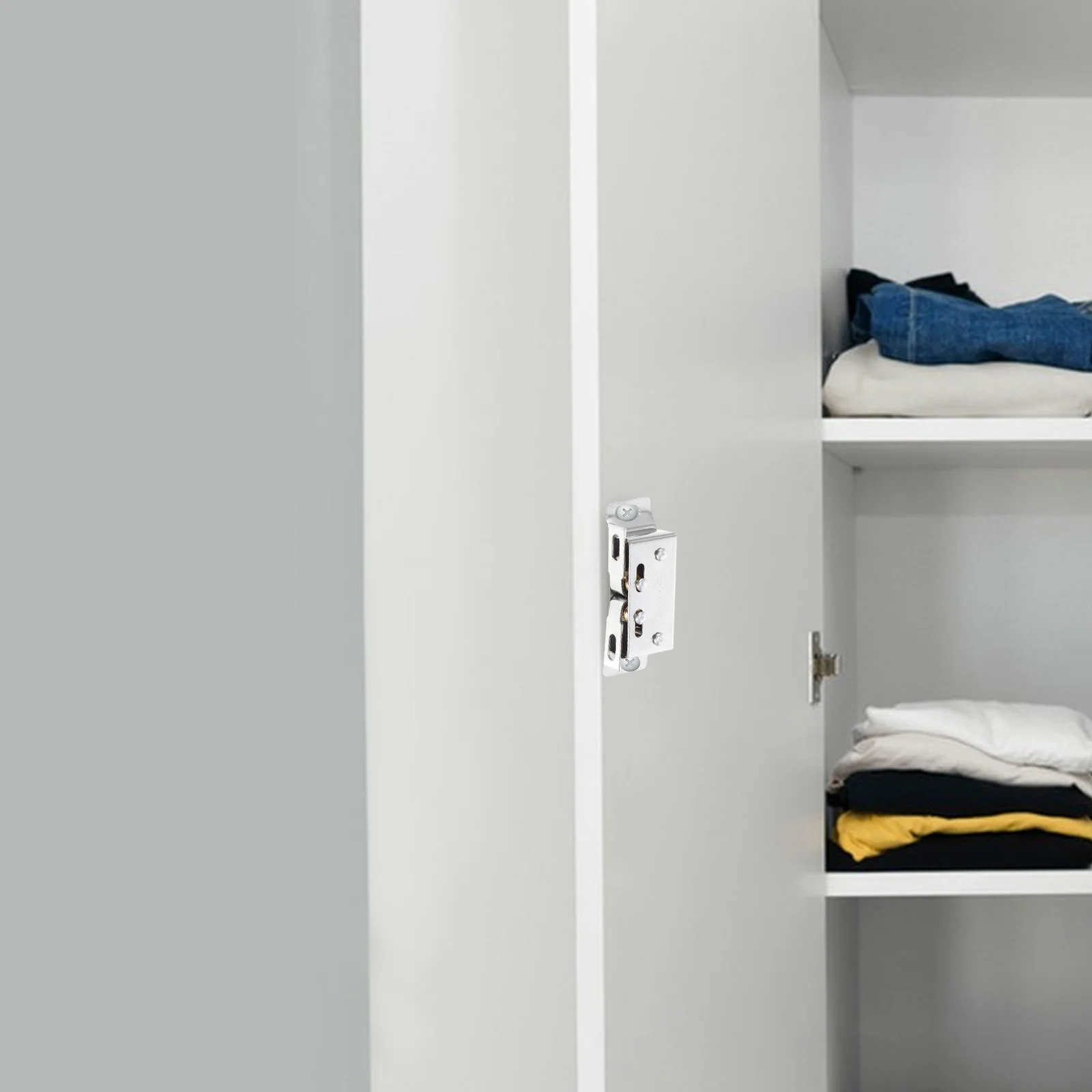 

10Pairs Ball Catch Spring Door Latch Stainless Steel Adjustable Cabinet Closet Wardrobe Door Hardware Noise Reduction