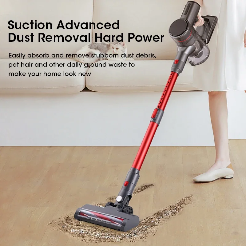 Handheld Wireless Vacuum Cleaner 9.5kPa Suction Power Multi-functions Electric Vacuum Sweeper Home Car Remove Mite Dust Cleaner