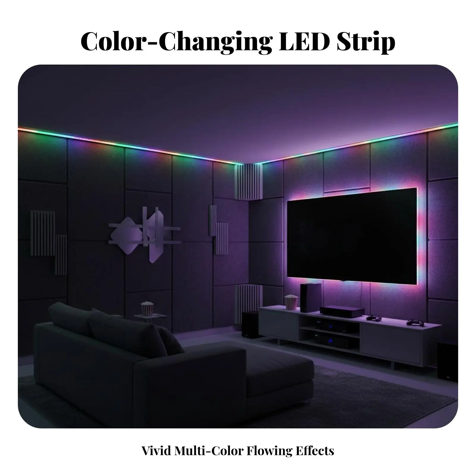 LED Strip Light, Chasing Marquee, Flowing Illumination, 2835 High-Power, Waterproof Outdoor Decorative Bar